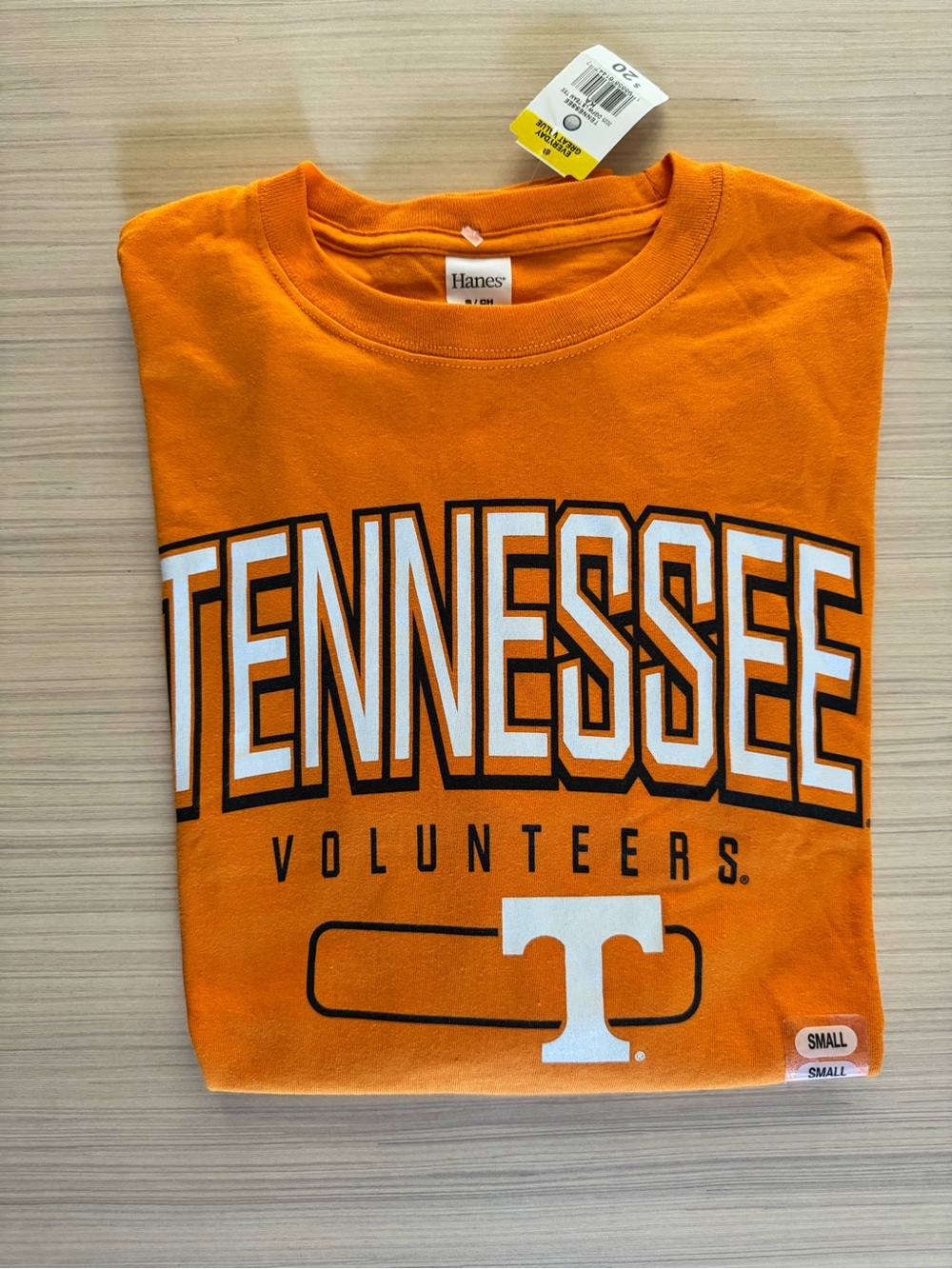 NWT University of Tennessee Vols Licenced Collegiate Long Sleeve Unisex Tee
